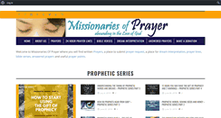 Desktop Screenshot of missionariesofprayer.org